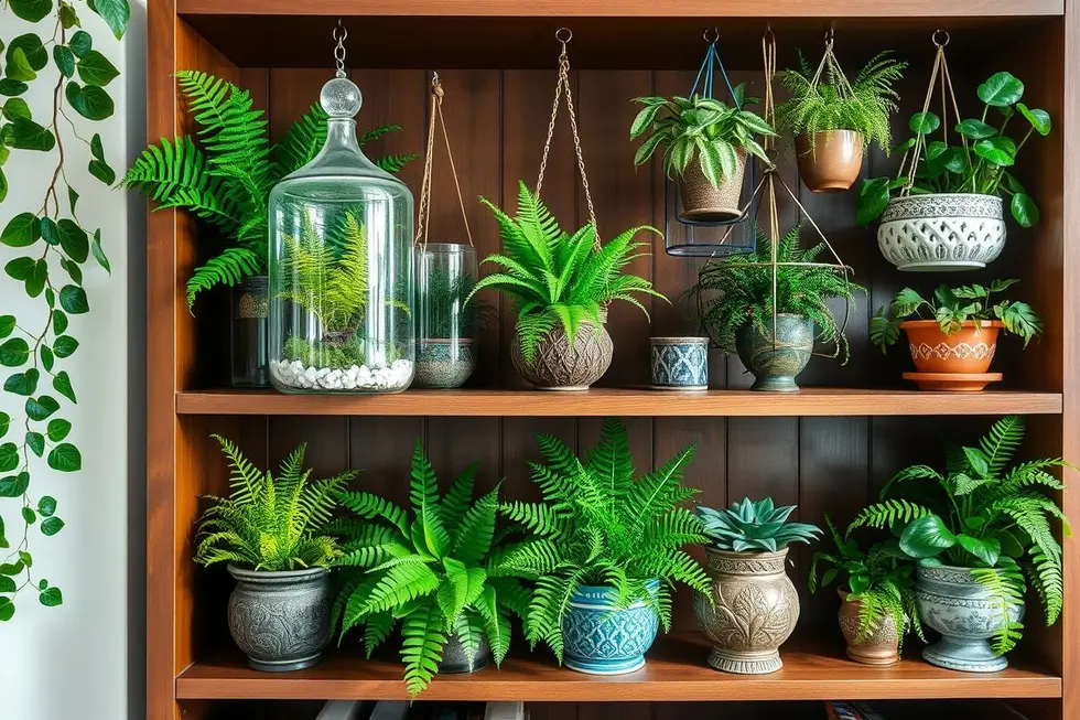 Criando um Ambiente Aconchegante com Samambaias
