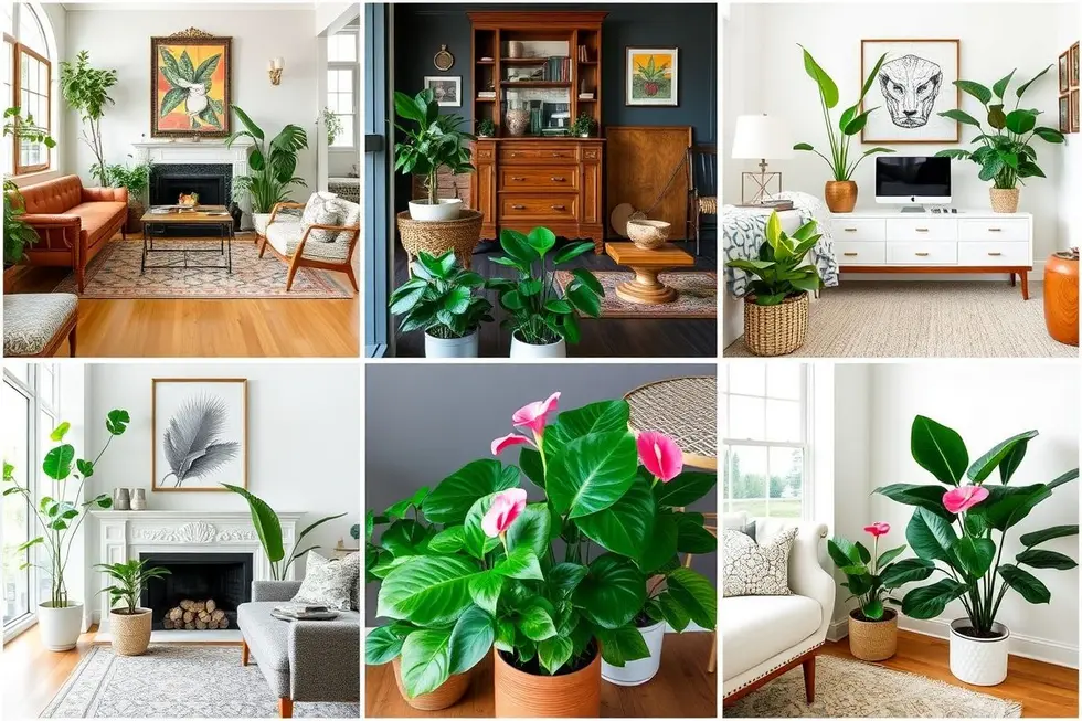 5 Estilos de Decoração com Antúrio: Do Clássico ao Contemporâneo
