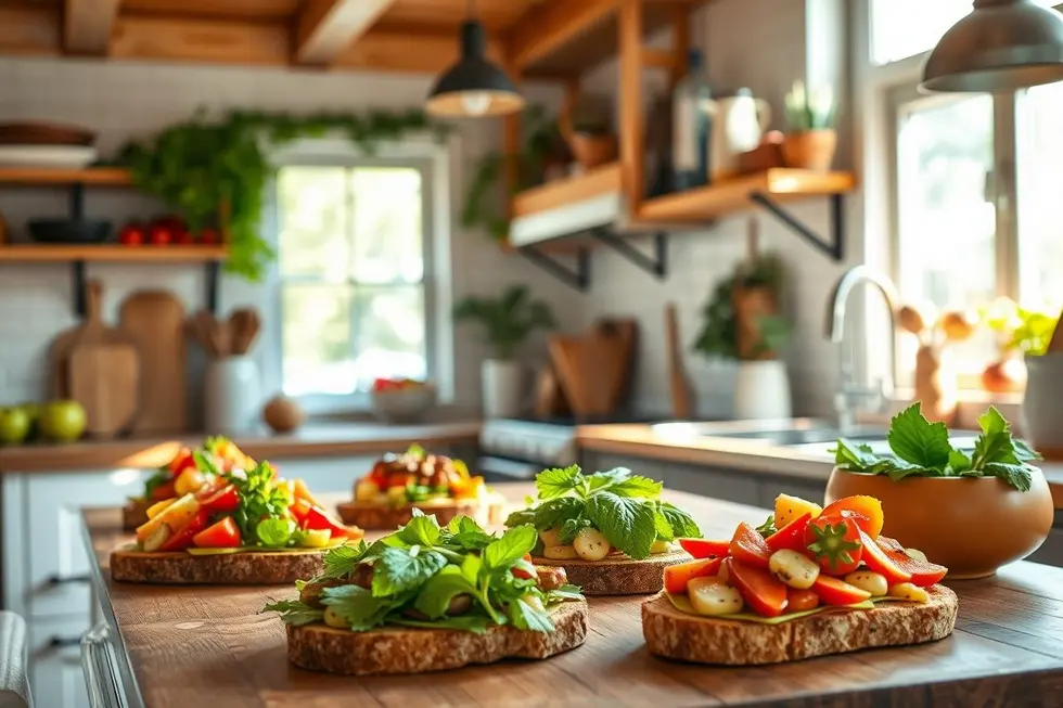 7 Receitas de Torradas que Vão Transformar seu Café da Manhã 8 Cozinha aconchegante com opções saudáveis de torradas.