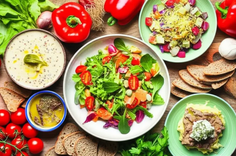 Diversas opções veganas saudáveis com requeijão de caju