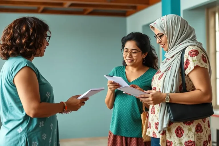 Grupo de mulheres discutindo sobre saúde e prevenção de doenças.