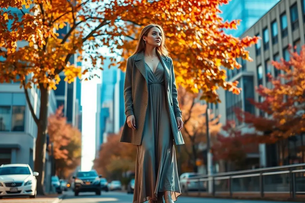 Vestidos Longos para Acessórios e Camadas