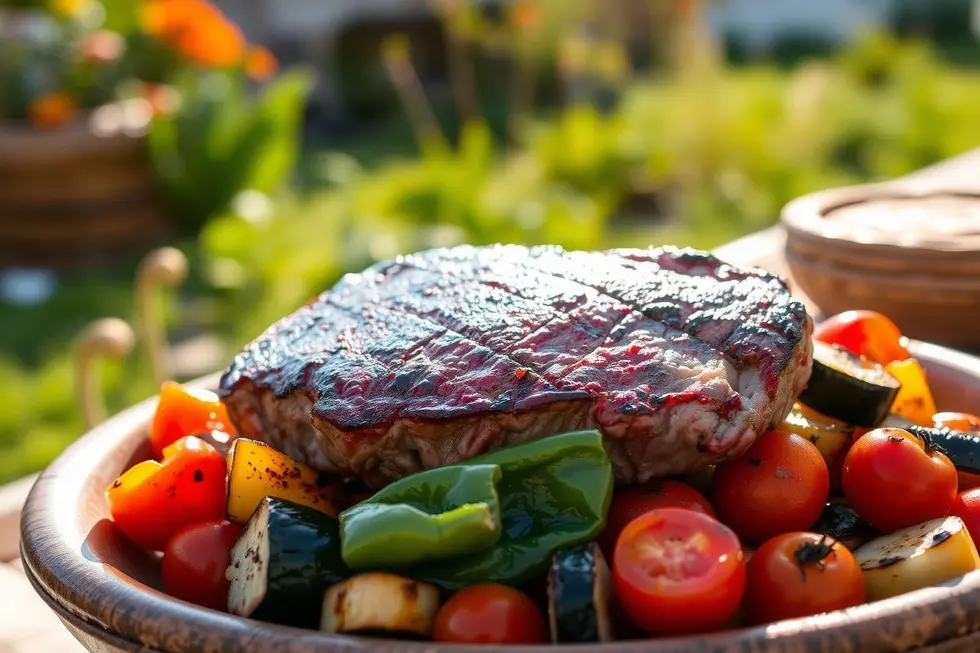 Filé Mignon Grelhado com Legumes: Saúde e Sabor