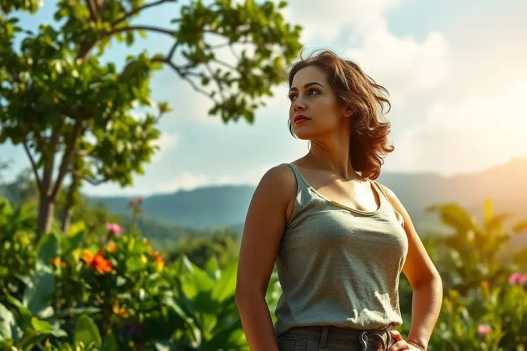 Mulher simbolizando o compromisso com práticas ESG.