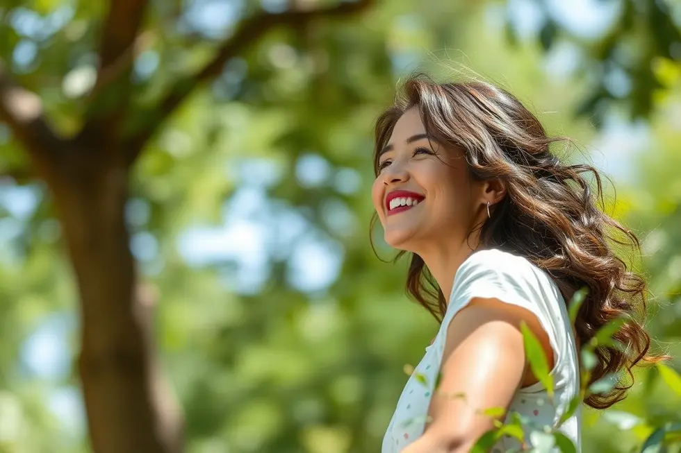 Descubra como Queimar Calorias de Forma Eficiente: 7 Estratégias para Mulheres 8 Mulher representando saúde e equilíbrio de vida.
