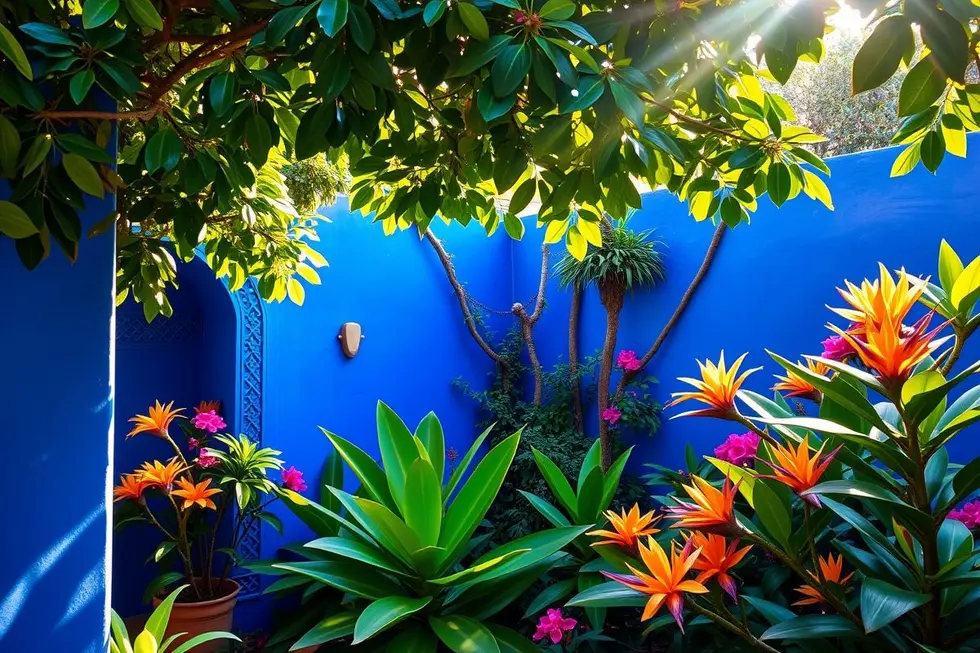 A Magia das Cores: Um Mergulho no Azul Majorelle