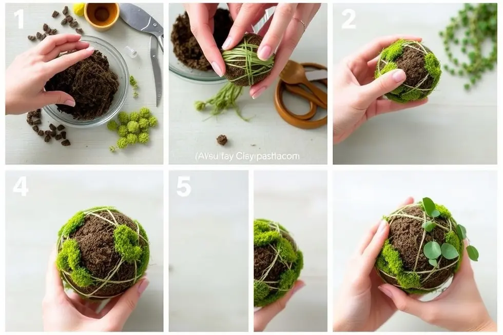 Criando Seu Próprio Kokedama