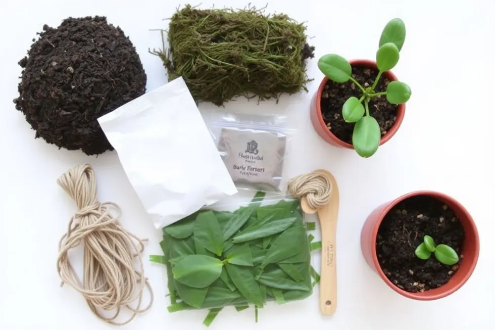 Materiais e Passo a Passo para Criar Seu Kokedama