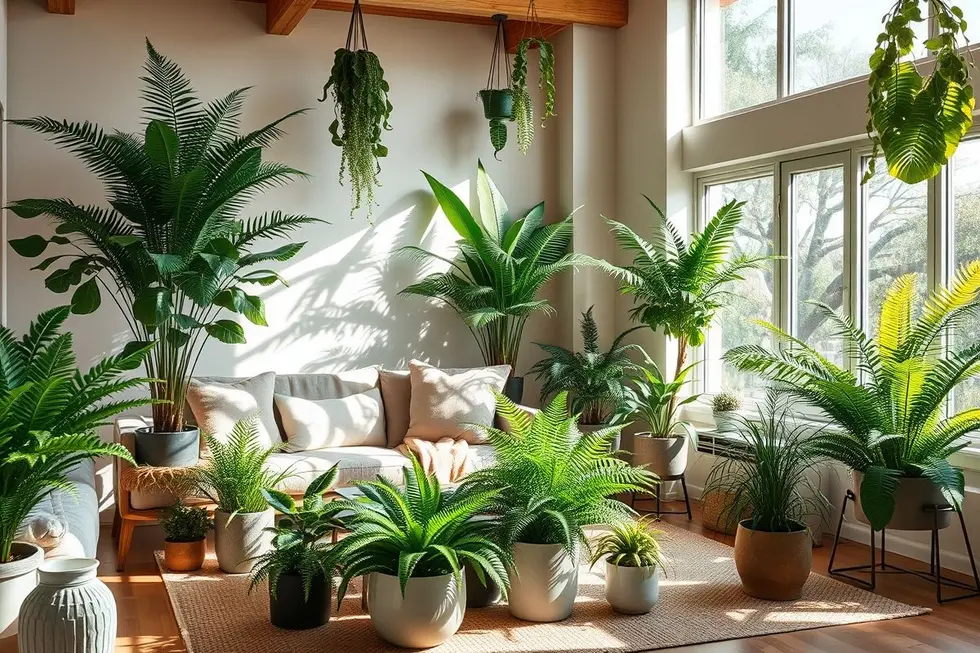 A Magia das Samambaias no Decoração de Interiores
