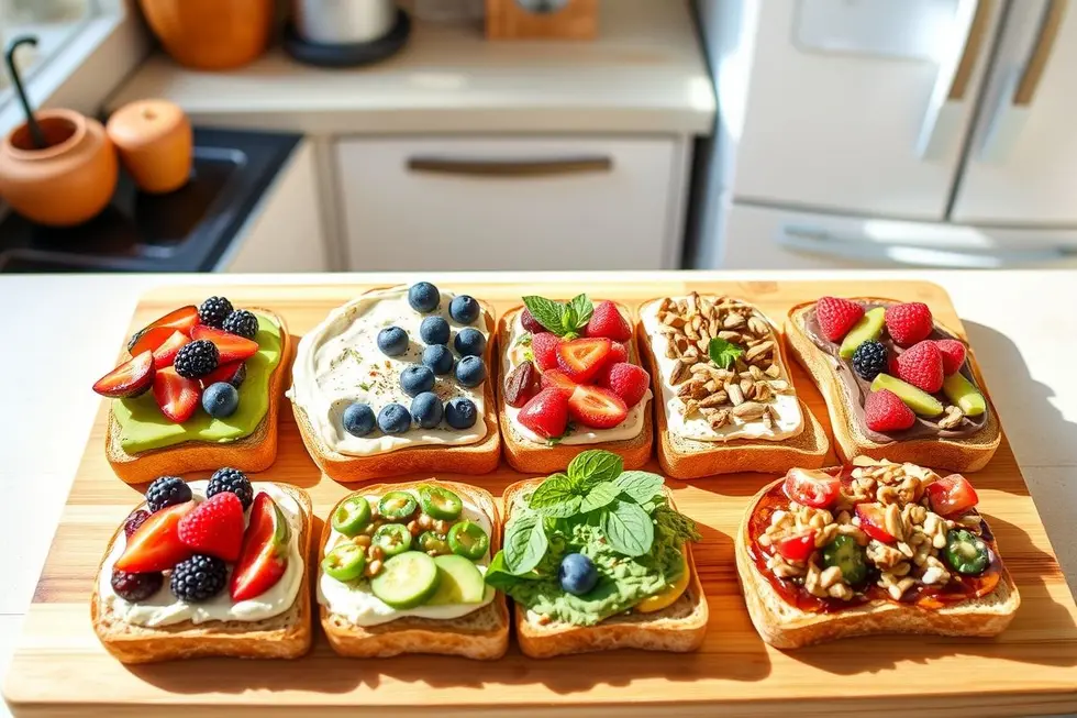 10 Receitas Deliciosas de Torradas Saudáveis