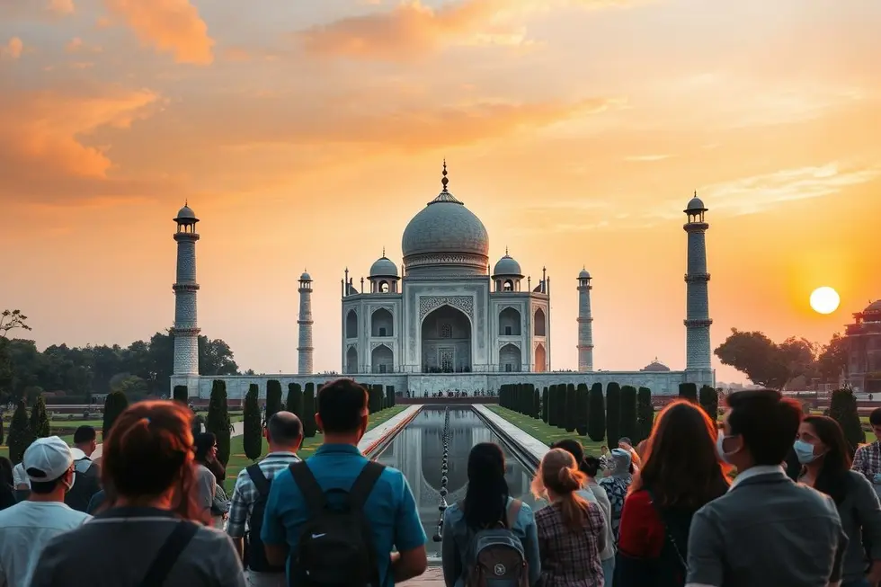 A Experiência Imersiva de Visitar o Taj Mahal
