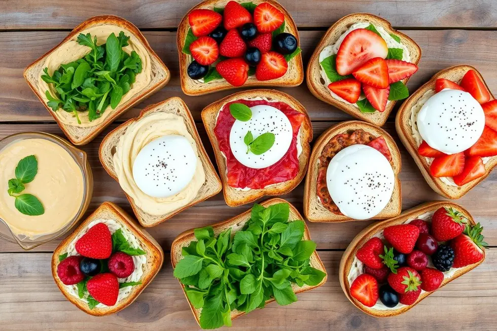 7 Receitas Deliciosas de Torradas Saudáveis