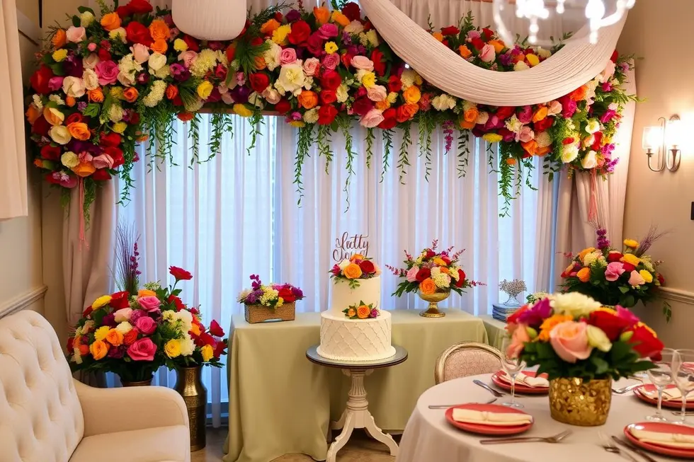 Decore Sua Mesa de Jantar: 7 Dicas Elegantes para Receber com Estilo 8 Mesa de jantar elegantemente decorada.