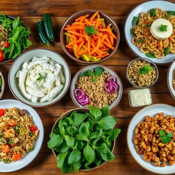 Diversas opções de pratos feitos com requeijão de caju