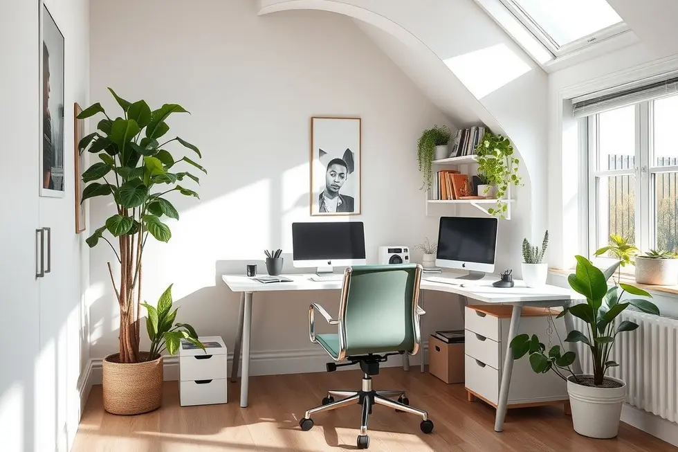 Crie um Espaço de Trabalho Confortável e Inspirador