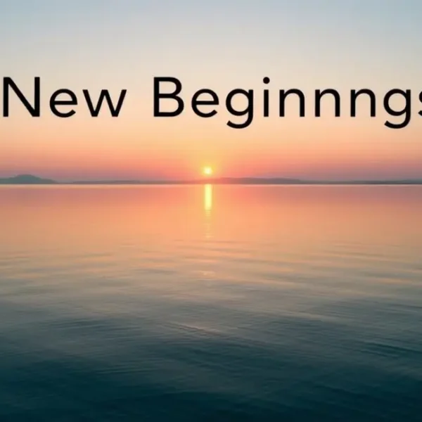 Cenário de amanhecer simbolizando novos começos e esperança.