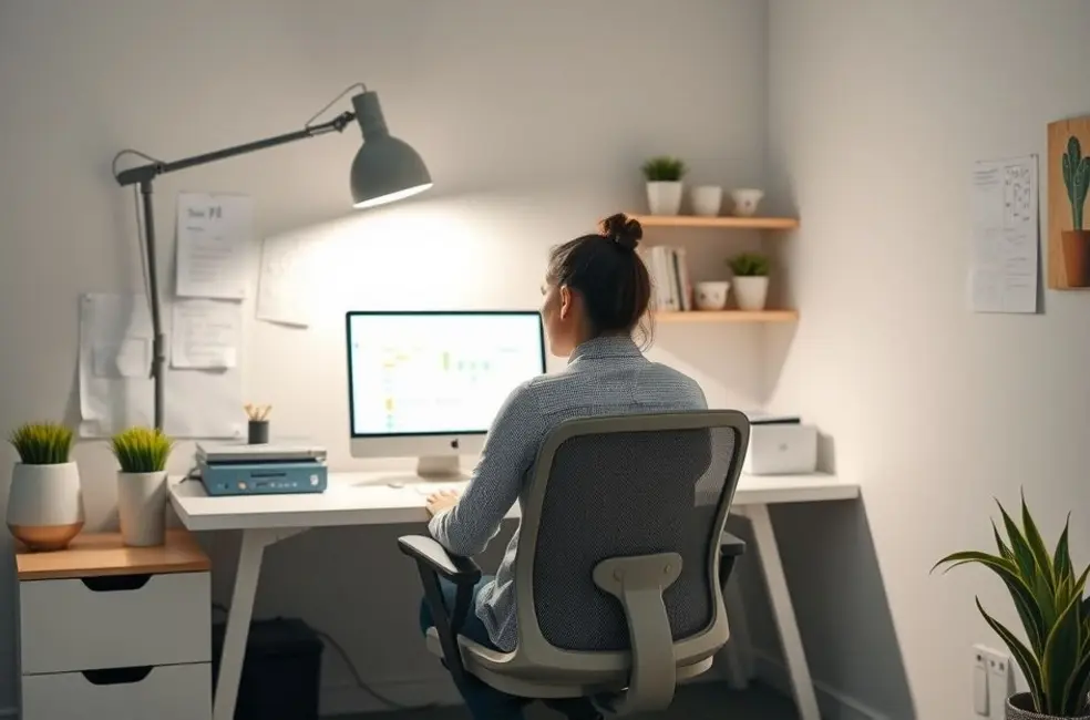 Estabelecendo um Ambiente de Trabalho que Promova o Bem-Estar Visual