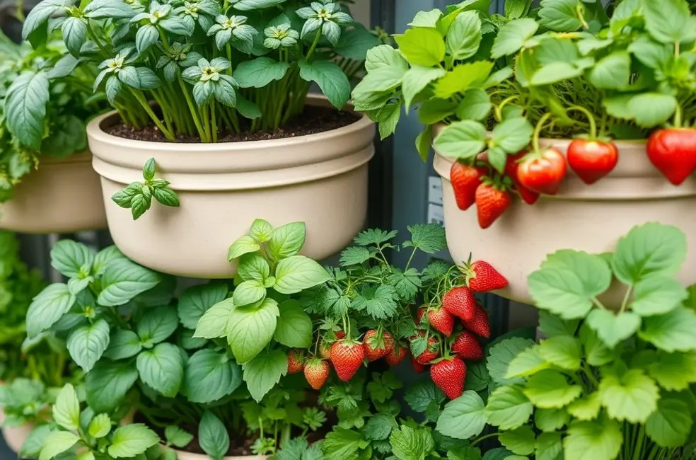 Escolhendo as Plantas Certas para Sua Horta Vertical
