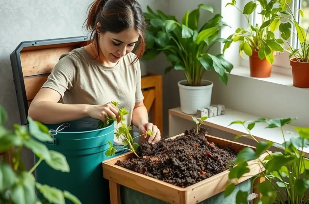Dicas para um Manejo Eficiente da Composteira e Uso do Adubo