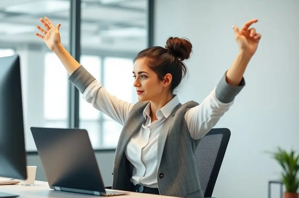 Exercícios Rápidos para Fazer no Trabalho
