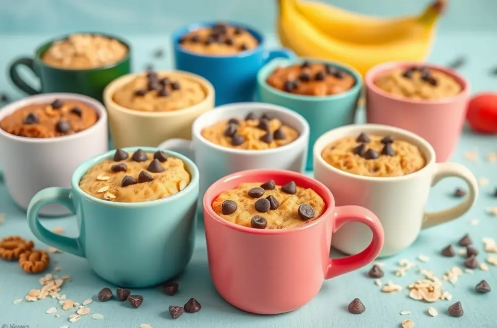 7 Receitas Irresistíveis de Mug Cakes Saudáveis