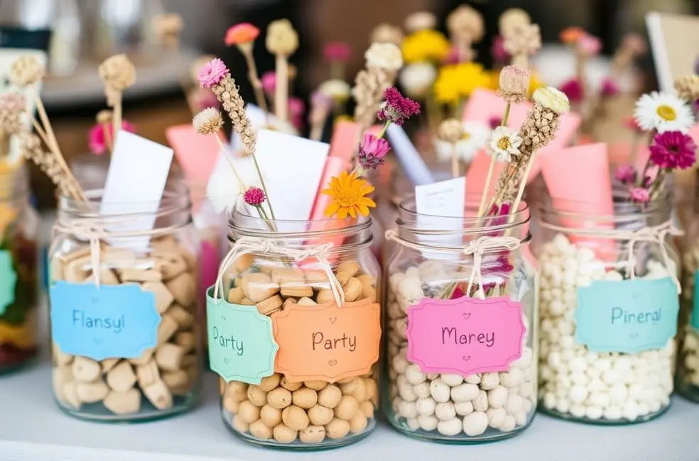 7 Ideias criativas para organizar lembrancinhas