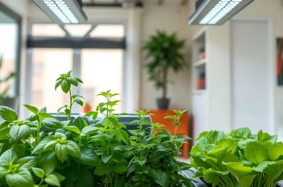 5 Dicas Práticas para Criar sua Horta de Apartamento com Iluminação Artificial 10 Escolha das Plantas Certas para Horta Interna