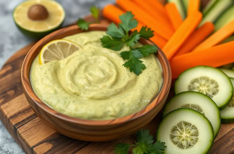 Pastinha de Abacate com Limão e Tempero Verde