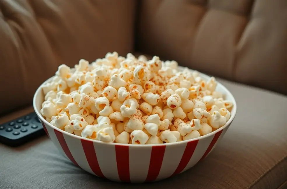 Popcorn Temperado: Snacks Crocantes e Versáteis