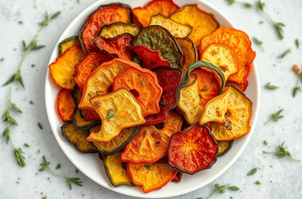 7 Receitas Fáceis de Chips de Vegetais para Você Fazer em Casa