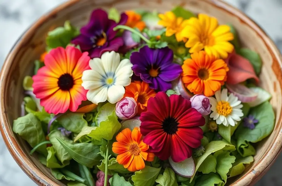 Como Usar Flores Comestíveis na Culinária Saudável