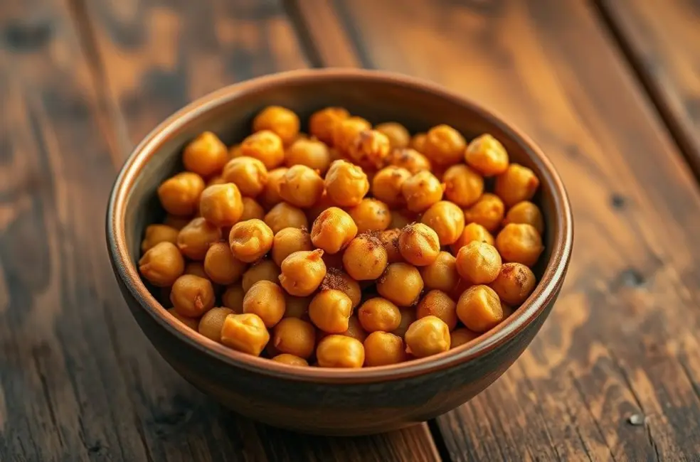 Snack Crocante de Grão de Bico: Um Aperitivo Rico em Proteínas