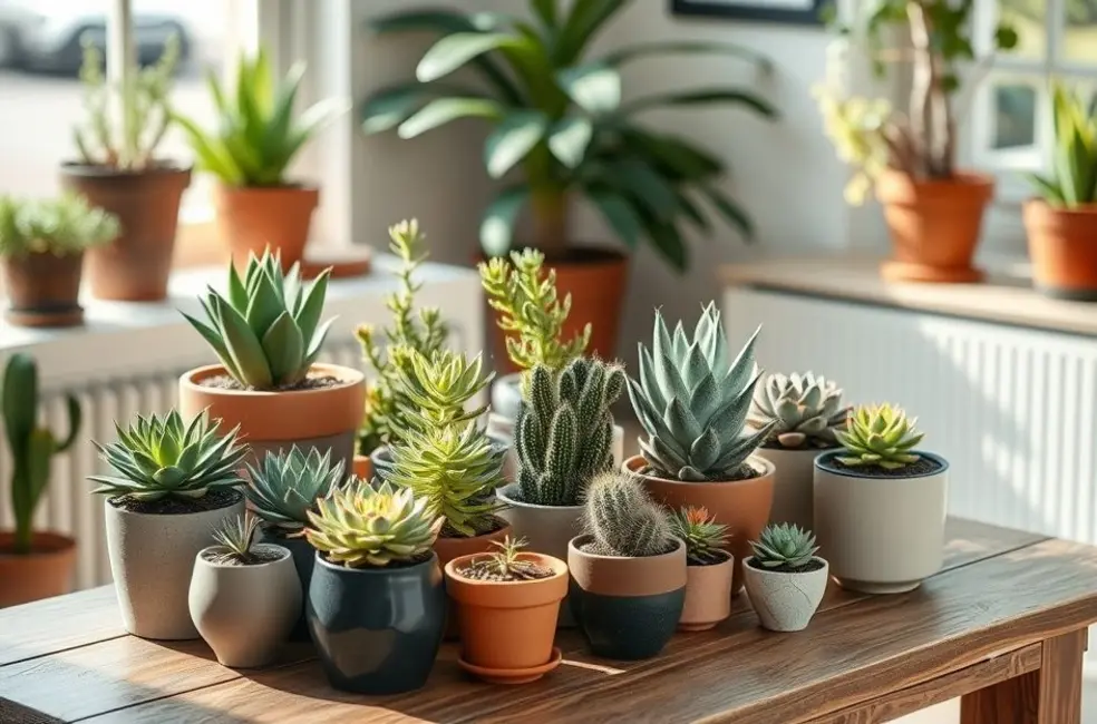 Suculentas: A Escolha Perfeita para Ambientes Internos