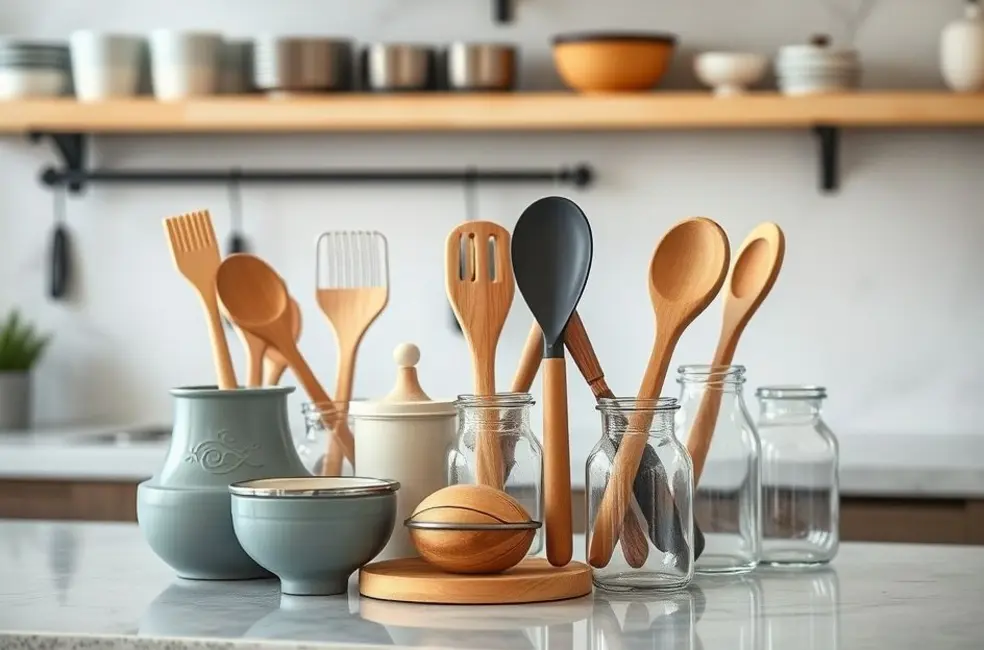 Utensílios com Dupla Função: Decore e Organize