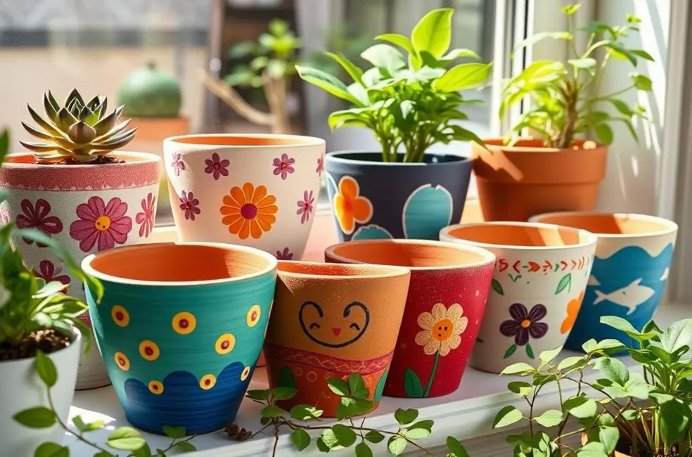 Vaso Decorativo Pintado à Mão: Personalidade em Cada Detalhe