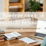 Ambiente acolhedor para estudar finanças pessoais e investimentos.