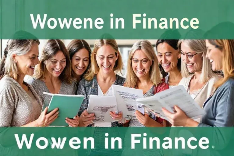 Grupo de mulheres felizes conversando sobre finanças e investimentos.