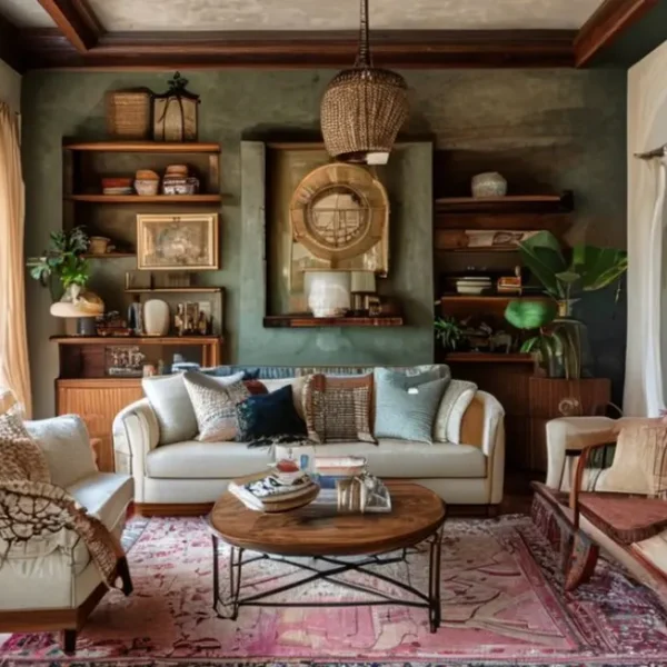 Interior de casa bem decorado e inspirador.