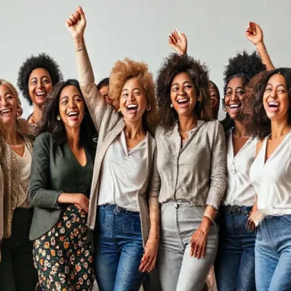 Mulheres celebrando sua independência financeira.