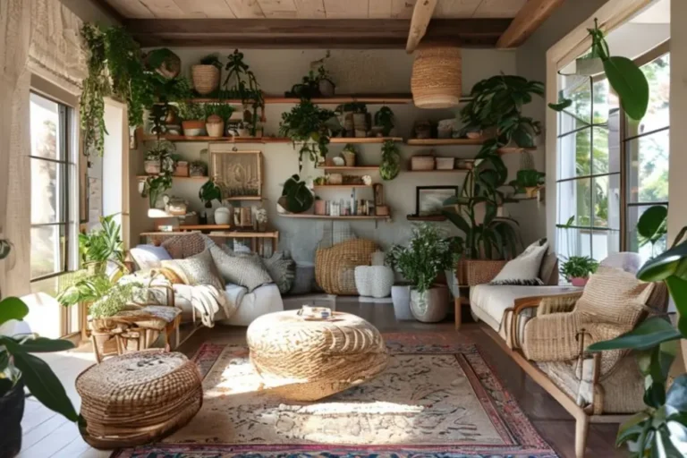 Interior convidativo de um lar bem decorado.