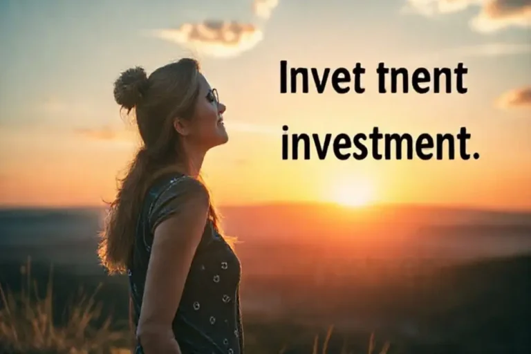 Mulher olhando esperançosa para o futuro, representando uma investidora.