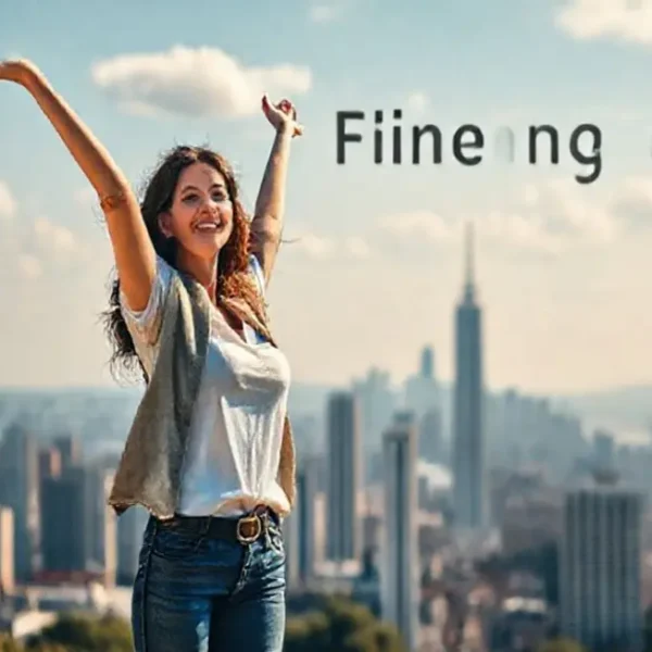 Mulher confiante em ambiente urbano, simbolizando liberdade financeira