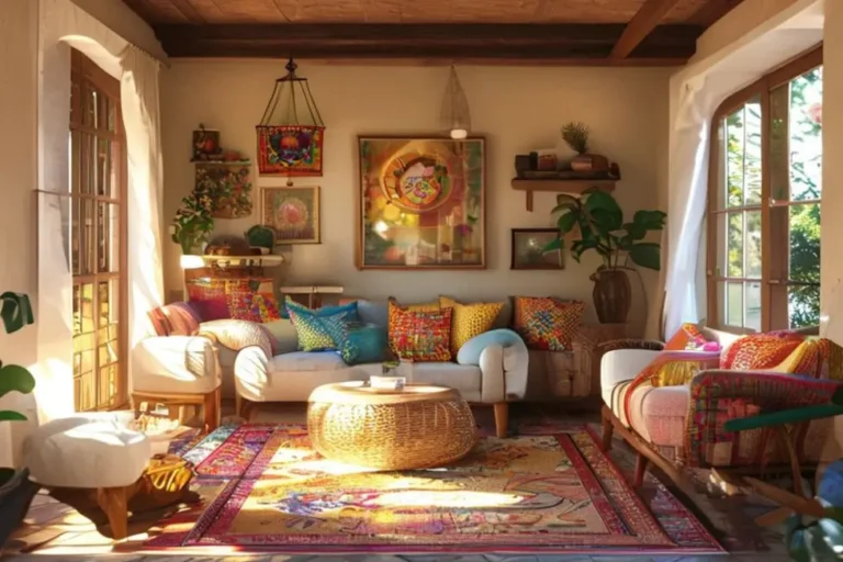 Interior de casa bem decorado refletindo aconchego e estilo.