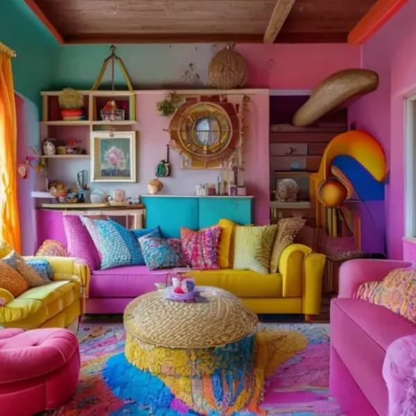 Interior de casa bonito refletindo empoderamento e bem-estar.