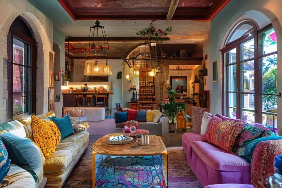 Interiores de uma casa lindamente decorados que refletem um estilo pessoal