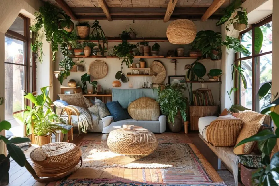 Interiores aconchegantes com decoração acessível e convidativa.