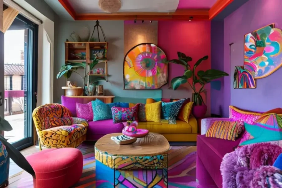 Decoração de interior com estilo e aconchego.