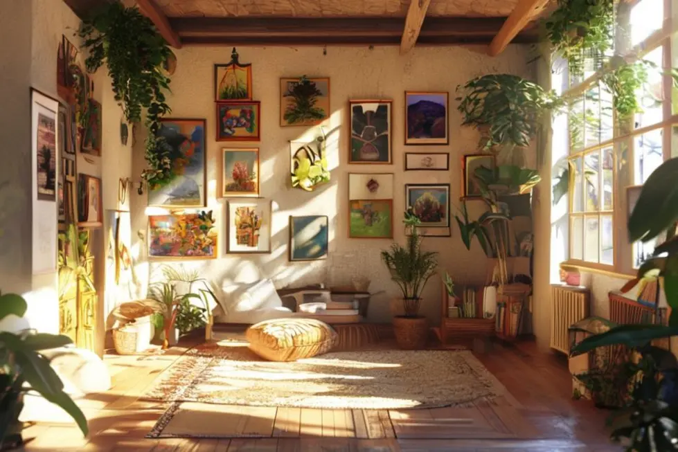 Espaço interno aconchegante e convidativo.