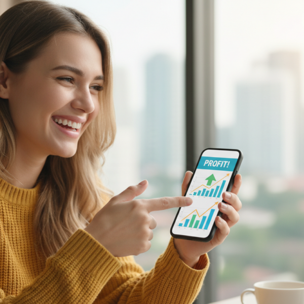 Investir no Tesouro Direto: Pessoa analisando gráficos financeiros em tablet, simbolizando planejamento de investimentos e segurança.