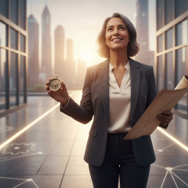 reinventar carreira 40 anos pessoa otimista planejando futuro profissional